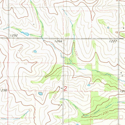 United States Geological Survey Bridgewater, IA (1980, 24000-Scale) digital map