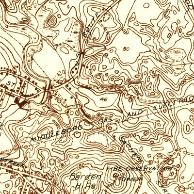 United States Geological Survey Bridgewater, MA (1937, 24000-Scale) digital map