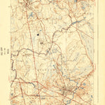 United States Geological Survey Bridgewater, MA (1940, 31680-Scale) digital map