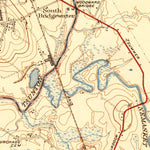 United States Geological Survey Bridgewater, MA (1940, 31680-Scale) digital map
