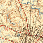 United States Geological Survey Bridgewater, MA (1940, 31680-Scale) digital map