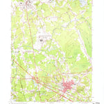 United States Geological Survey Bridgewater, MA (1962, 24000-Scale) digital map