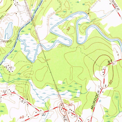 United States Geological Survey Bridgewater, MA (1962, 24000-Scale) digital map