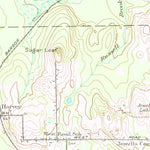 United States Geological Survey Bridgewater, ME (1951, 62500-Scale) digital map