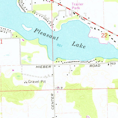 United States Geological Survey Bridgewater, MI (1967, 24000-Scale) digital map