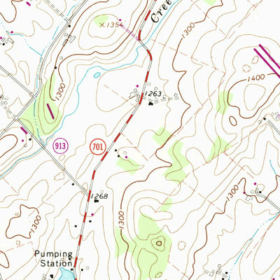 United States Geological Survey Bridgewater, VA (1964, 24000-Scale) digital map
