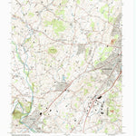 United States Geological Survey Bridgewater, VA (1989, 24000-Scale) digital map