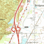 United States Geological Survey Bridgman, MI (1970, 24000-Scale) digital map