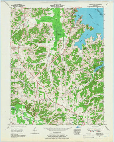 United States Geological Survey Briensburg, KY (1955, 24000-Scale) digital map