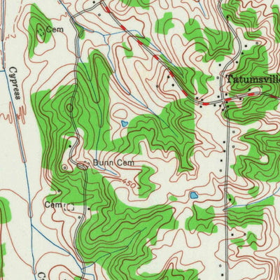 United States Geological Survey Briensburg, KY (1955, 24000-Scale) digital map