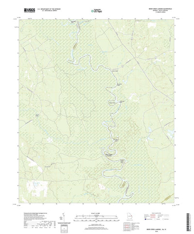 United States Geological Survey Brier Creek Landing, GA (2020, 24000-Scale) digital map