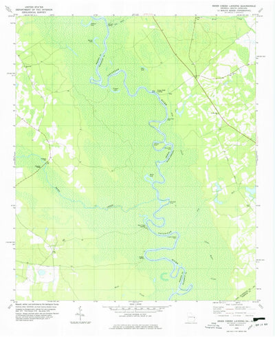 United States Geological Survey Brier Creek Landing, GA-SC (1978, 24000-Scale) digital map
