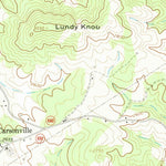 United States Geological Survey Brierpatch Mountain, VA (1967, 24000-Scale) digital map
