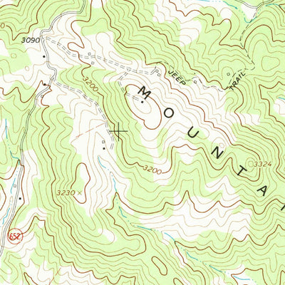 United States Geological Survey Brierpatch Mountain, VA (1967, 24000-Scale) digital map