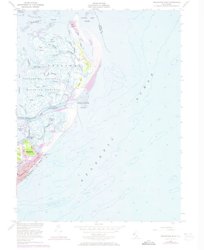 United States Geological Survey Brigantine Inlet, NJ (1952, 24000-Scale) digital map