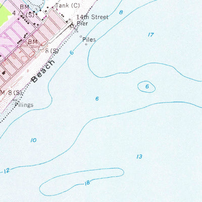 United States Geological Survey Brigantine Inlet, NJ (1952, 24000-Scale) digital map