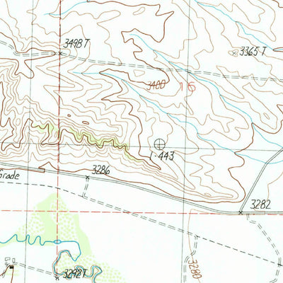 United States Geological Survey Briggs Coulee, MT (1986, 24000-Scale) digital map