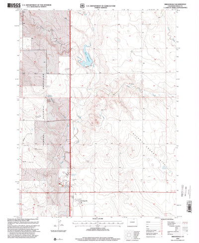 United States Geological Survey Briggsdale, CO (1997, 24000-Scale) digital map