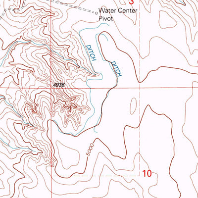 United States Geological Survey Briggsdale, CO (1997, 24000-Scale) digital map