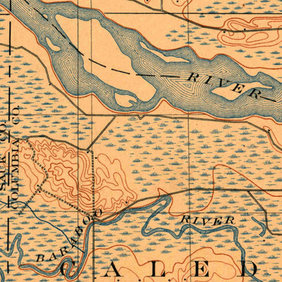 United States Geological Survey Briggsville, WI (1902, 62500-Scale) digital map