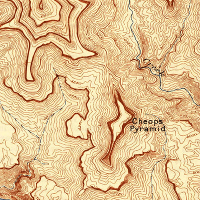 United States Geological Survey Bright Angel, AZ (1906, 48000-Scale) digital map