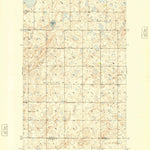 United States Geological Survey Bright Water Lake, ND (1948, 24000-Scale) digital map