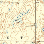 United States Geological Survey Bright Water Lake, ND (1948, 24000-Scale) digital map