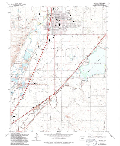 United States Geological Survey Brighton, CO (1965, 24000-Scale) digital map