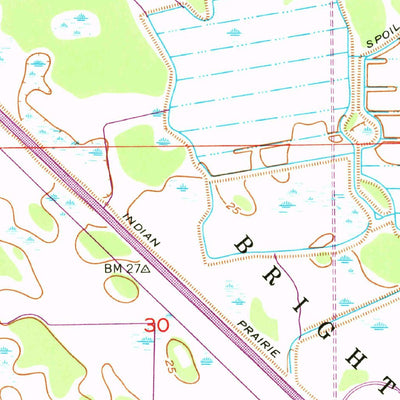 United States Geological Survey Brighton, FL (1953, 24000-Scale) digital map