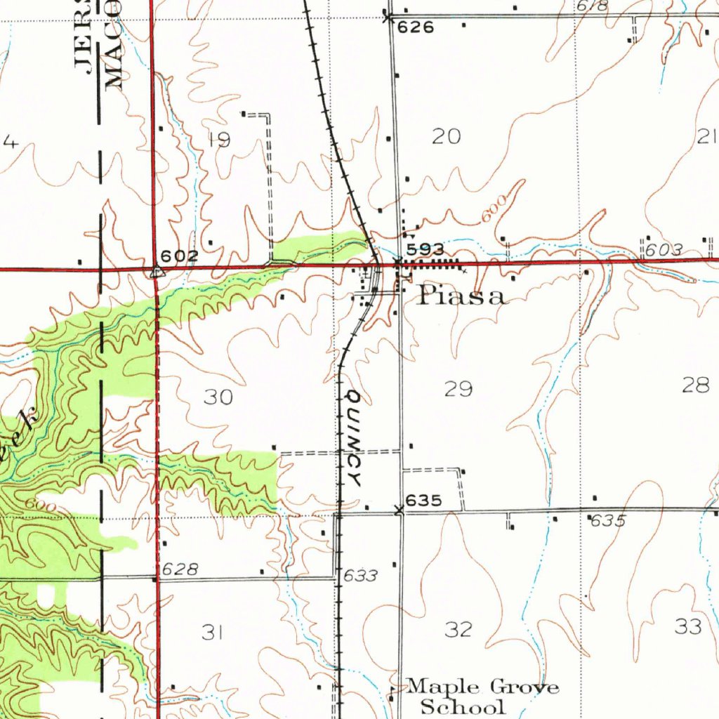 Brighton, IL (1925, 62500-Scale) Map by United States Geological Survey ...