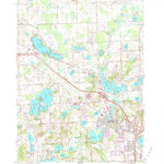 United States Geological Survey Brighton, MI (1968, 24000-Scale) digital map