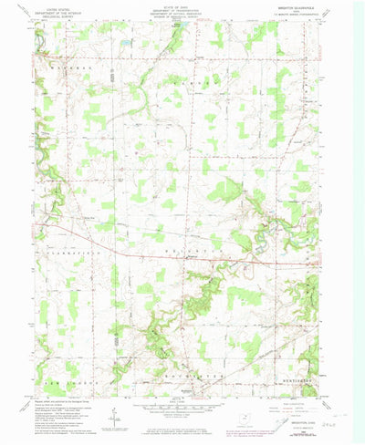 United States Geological Survey Brighton, OH (1960, 24000-Scale) digital map