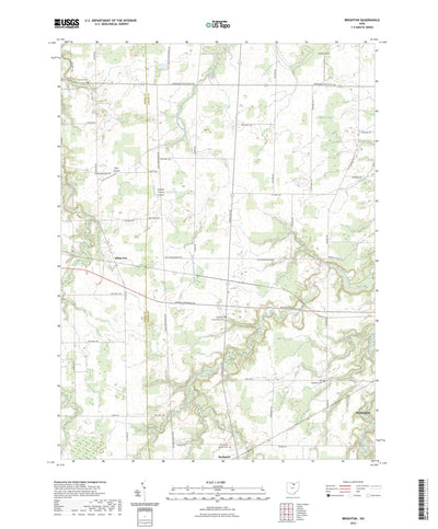 United States Geological Survey Brighton, OH (2023, 24000-Scale) digital map