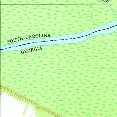 United States Geological Survey Brighton, SC-GA (1978, 24000-Scale) digital map