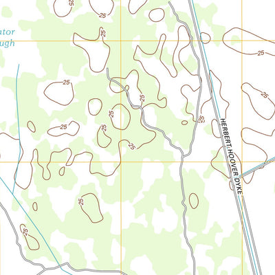 United States Geological Survey Brighton SW, FL (2012, 24000-Scale) digital map
