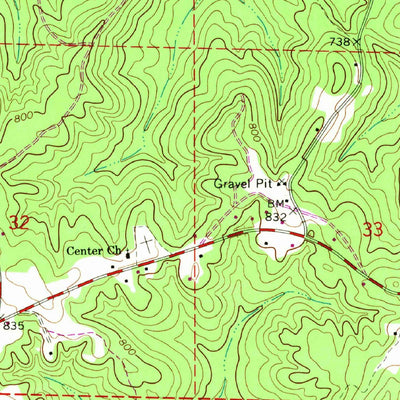 United States Geological Survey Brilliant, AL (1967, 24000-Scale) digital map