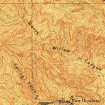 United States Geological Survey Brilliant, NM-CO (1915, 62500-Scale) digital map