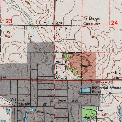 United States Geological Survey Brillion, WI (1992, 24000-Scale) digital map