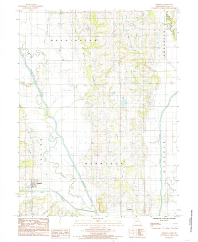 United States Geological Survey Brimson, MO (1984, 24000-Scale) digital map
