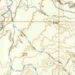 United States Geological Survey Bringolf Ranch, WY (1953, 24000-Scale) digital map
