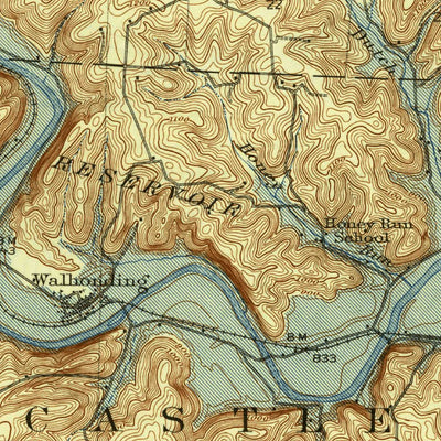 United States Geological Survey Brinkhaven, OH (1915, 62500-Scale) digital map