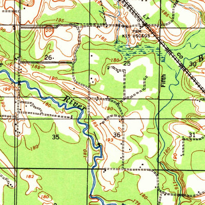 United States Geological Survey Brinkley, AR (1940, 62500-Scale) digital map