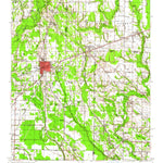 United States Geological Survey Brinkley, AR (1958, 62500-Scale) digital map