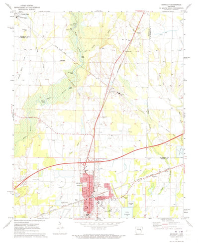 United States Geological Survey Brinkley, AR (1971, 24000-Scale) digital map