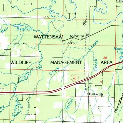 United States Geological Survey Brinkley, AR (1986, 100000-Scale) digital map