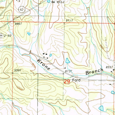 United States Geological Survey Brinktown, MO (1987, 24000-Scale) digital map