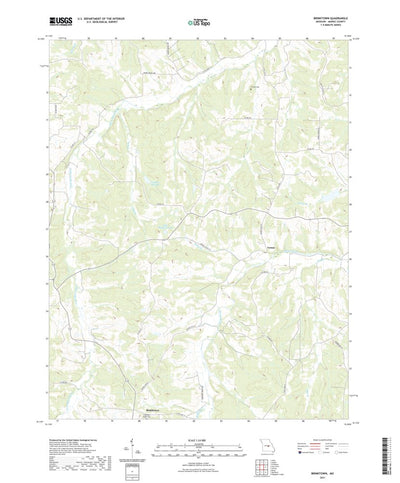 United States Geological Survey Brinktown, MO (2021, 24000-Scale) digital map