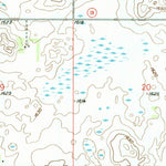 United States Geological Survey Brinsmade SW, ND (1958, 24000-Scale) digital map