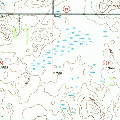 United States Geological Survey Brinsmade SW, ND (1958, 24000-Scale) digital map