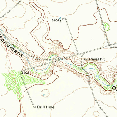 United States Geological Survey Brinson Ranch, TX (1971, 24000-Scale) digital map